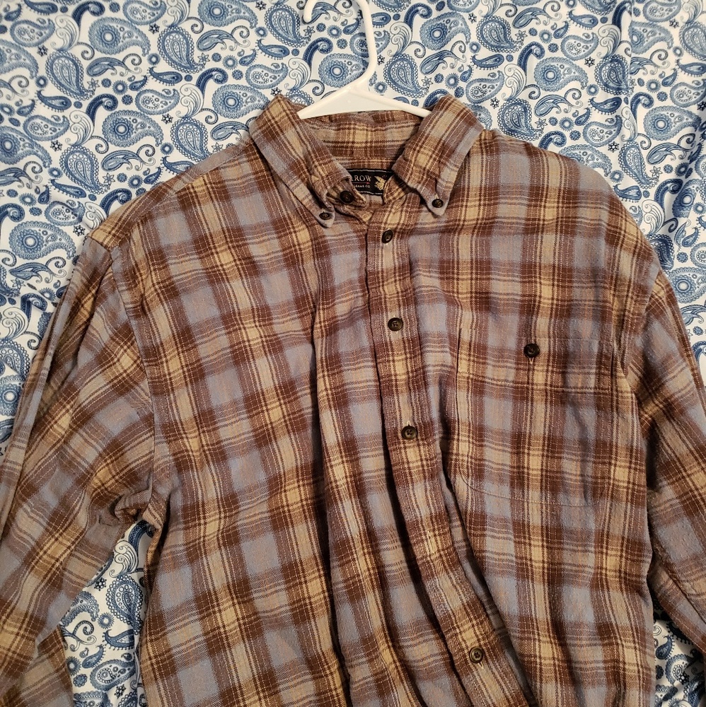 Mens Flannel Arrow